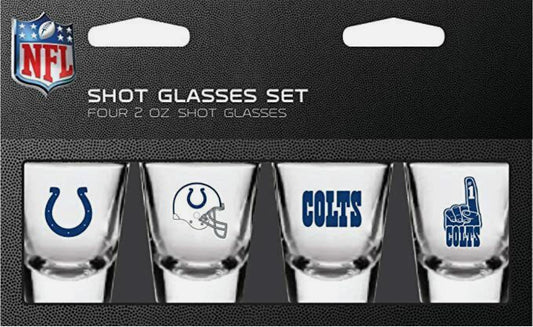 NFL Indianapolis Colts Shot Glass Set4 Pack