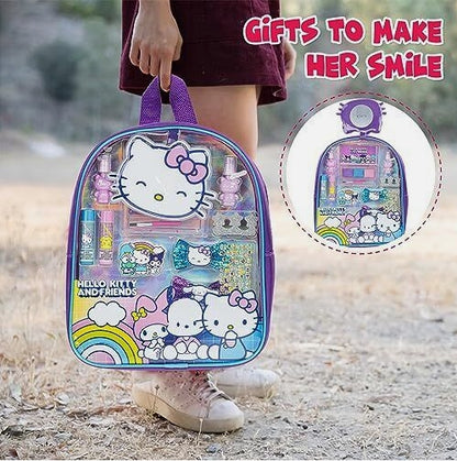 Hello Kitty and Friends- Townley Girl Makeup Filled Backpack Set