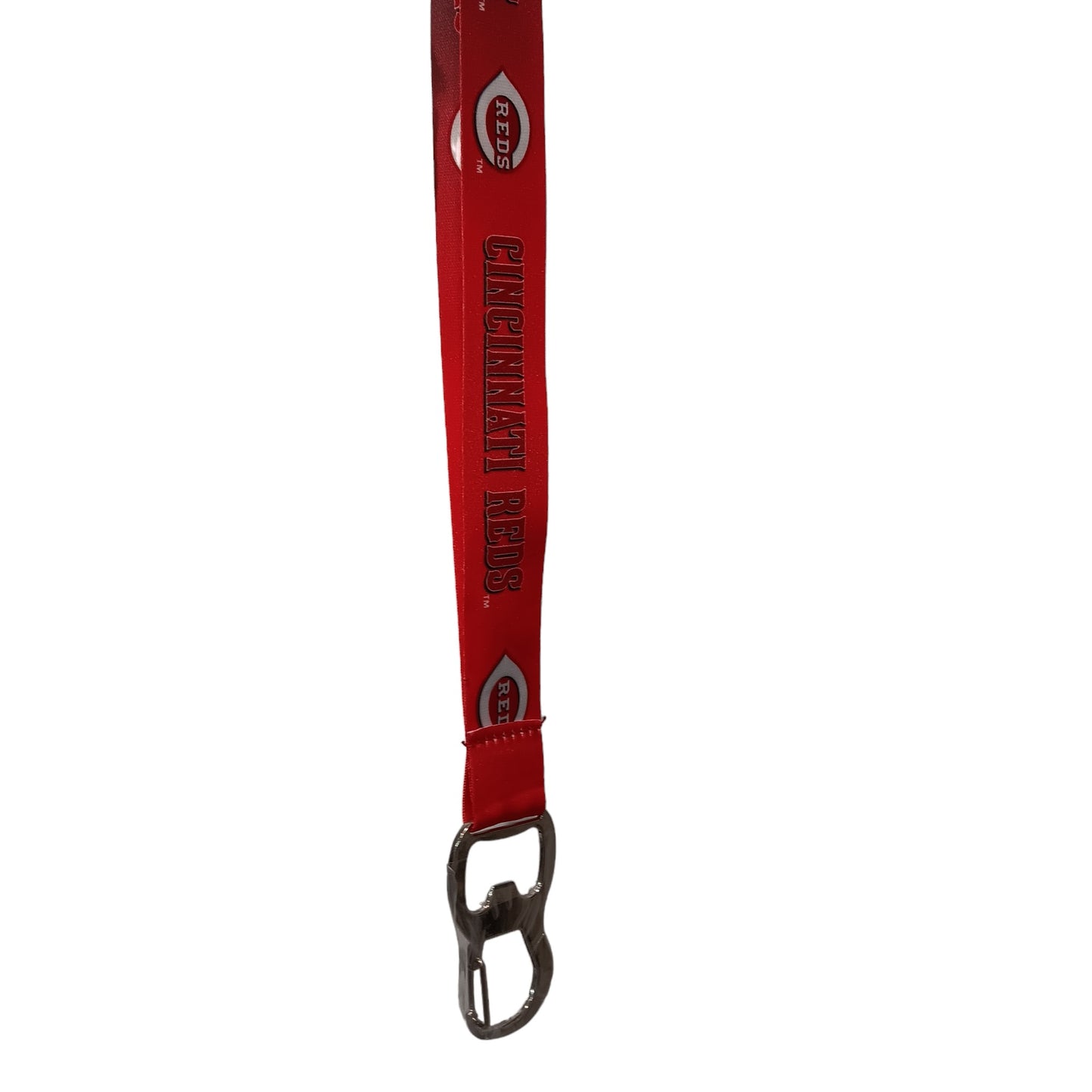 MLB Cincinnati Reds Lanyard with Clip and Bottle Opener