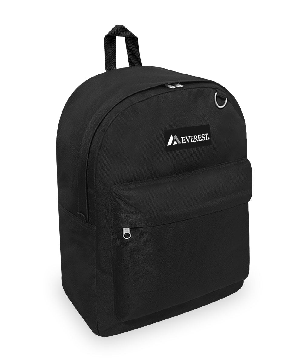 Classic Large Student Backpack in Black