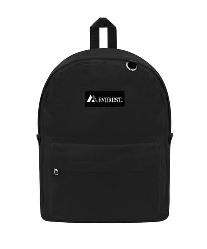 Classic Large Student Backpack in Black