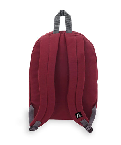 Classic Large Student Backpack in Burgundy