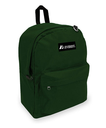 Classic Large Student Backpack in Dark Hunter Green