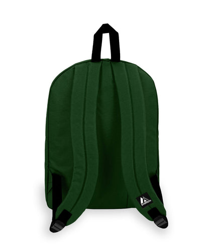 Classic Large Student Backpack in Dark Hunter Green