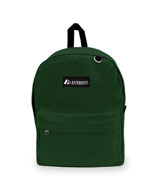 Classic Large Student Backpack in Dark Hunter Green