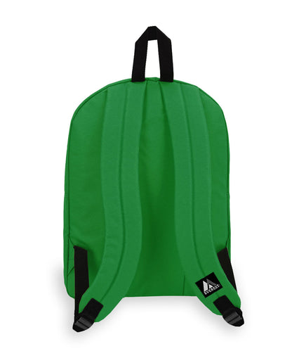 Classic Large Student Backpack in Emerald Green