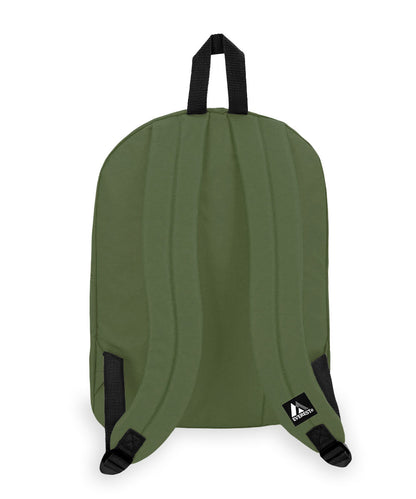 Classic Large Student Backpack in Olive