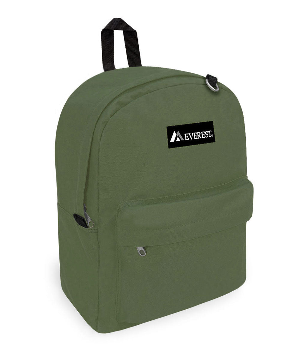 Classic Large Student Backpack in Olive