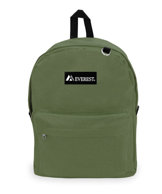 Classic Large Student Backpack in Olive