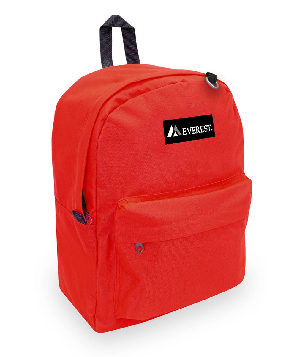 Classic Large Student Backpack in Red