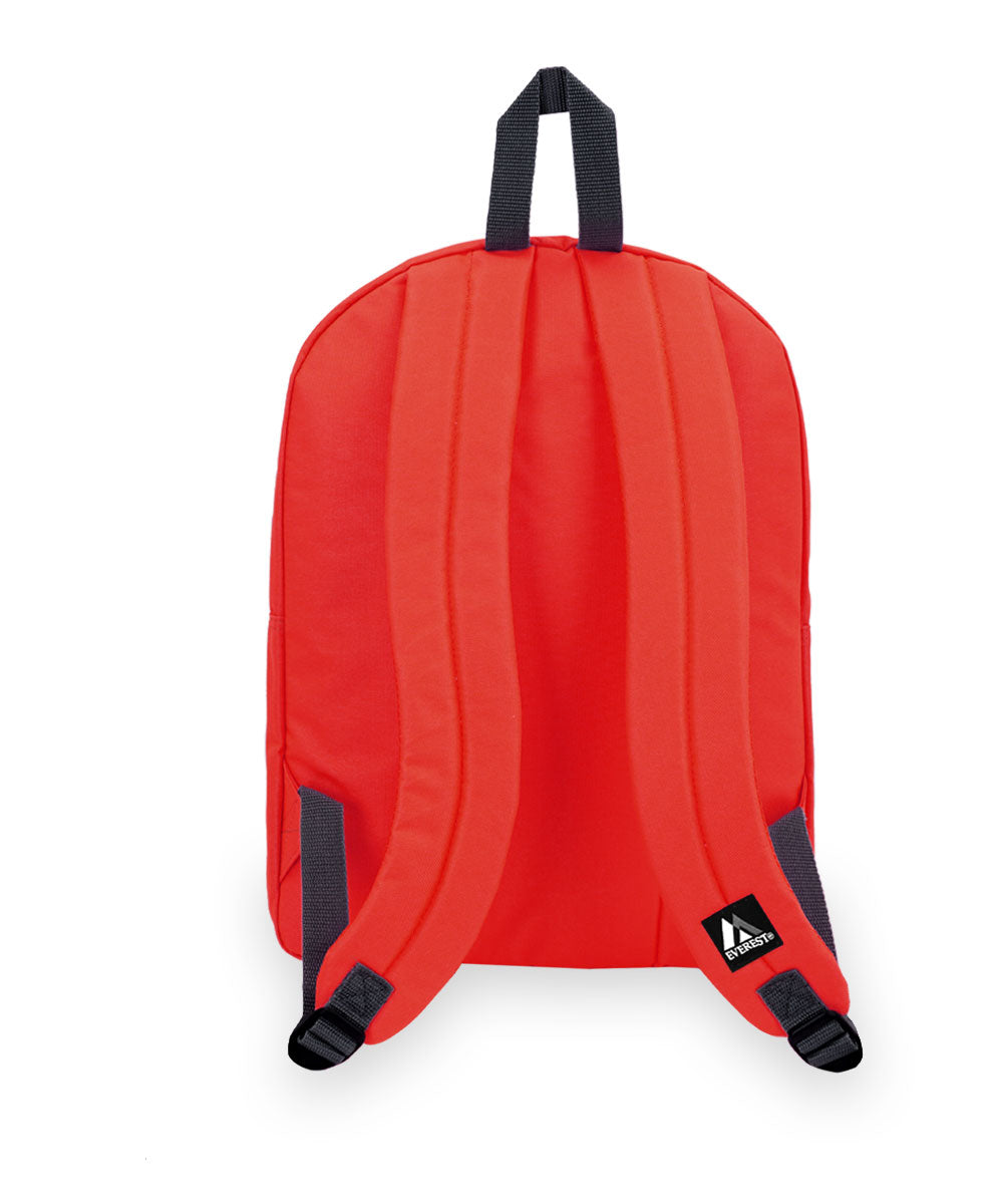 Classic Large Student Backpack in Red