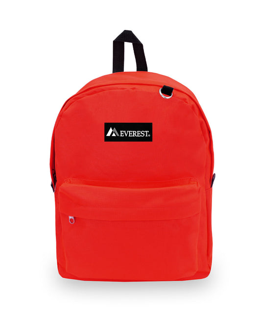 Classic Large Student Backpack in Red