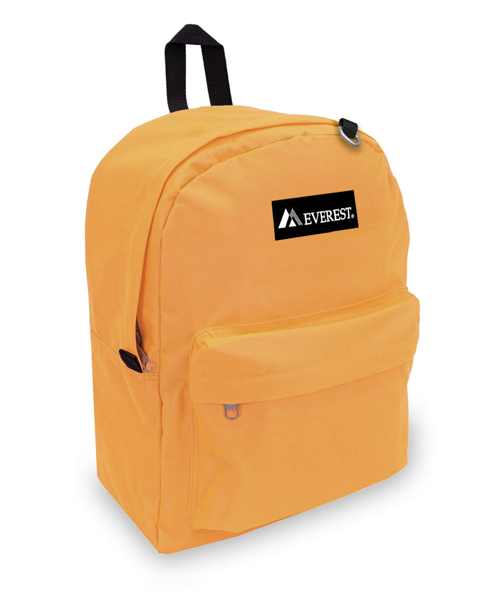 Classic Large Student Backpack in Yellow