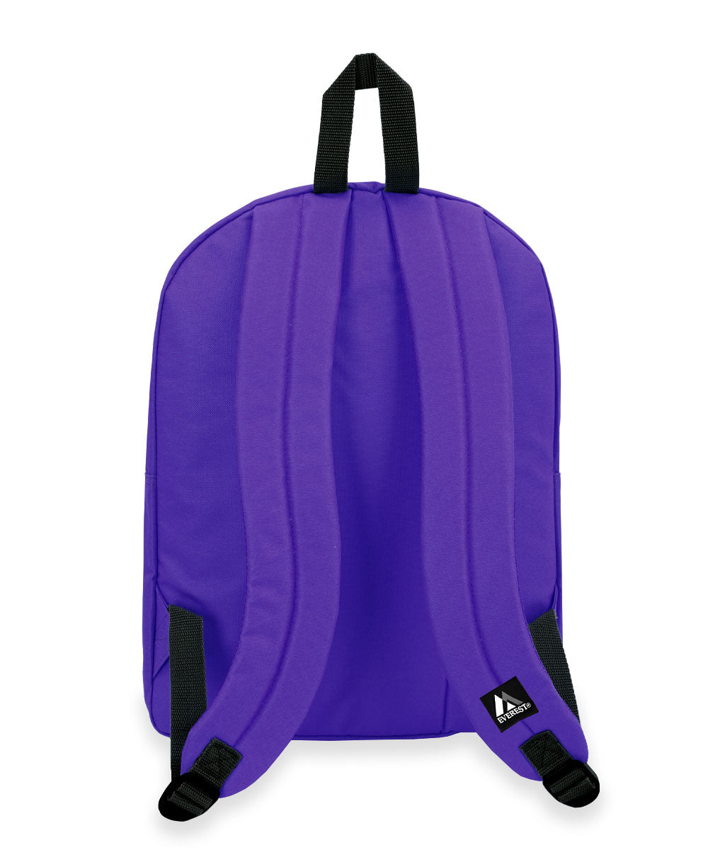 Classic Large Student Backpack in Purple