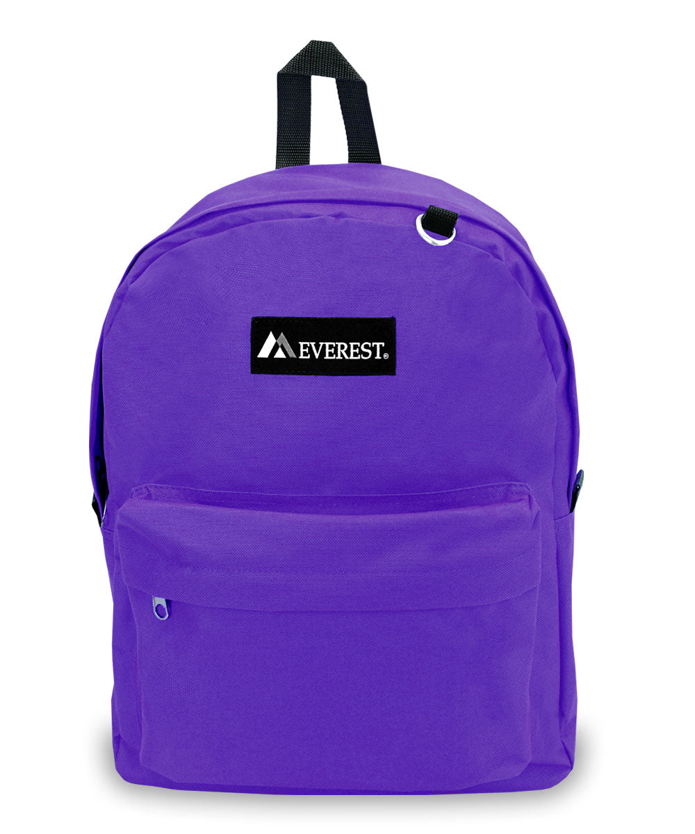 Classic Large Student Backpack in Purple