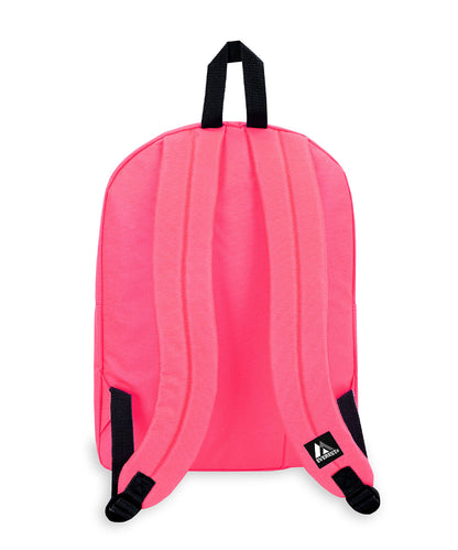 Classic Large Student Backpack in Hot Pink