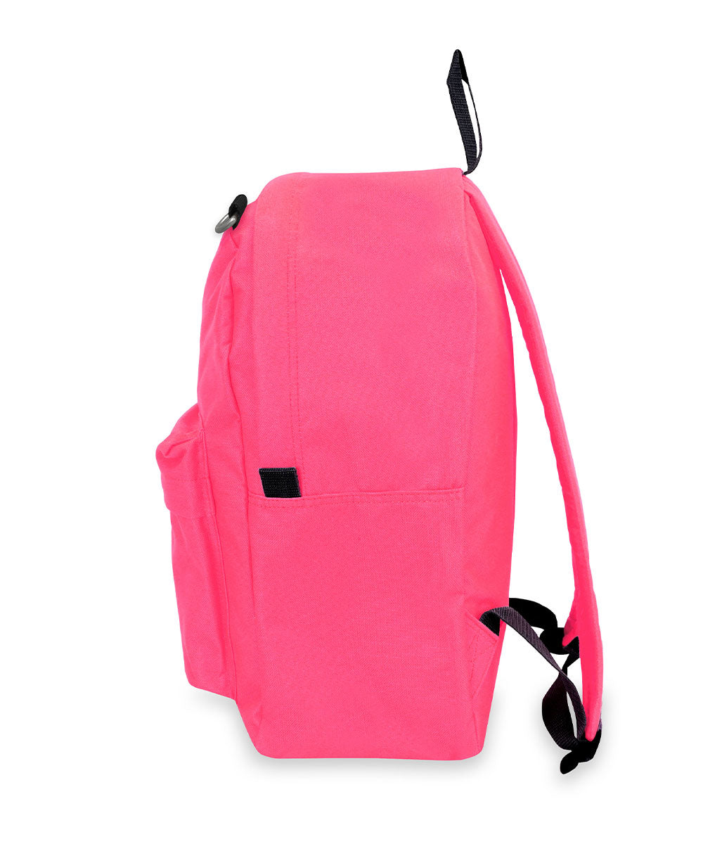 Classic Large Student Backpack in Hot Pink