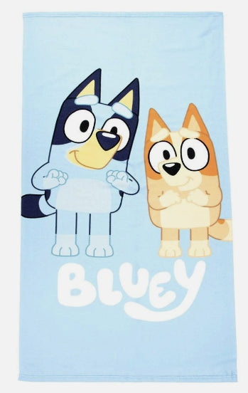 Bluey and George Beach and Bath Towel