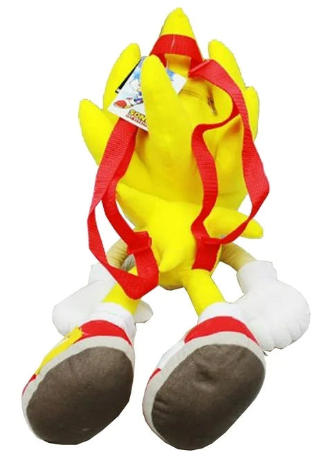 Sonic the Hedgehog 20" Plush Backpack - yellow