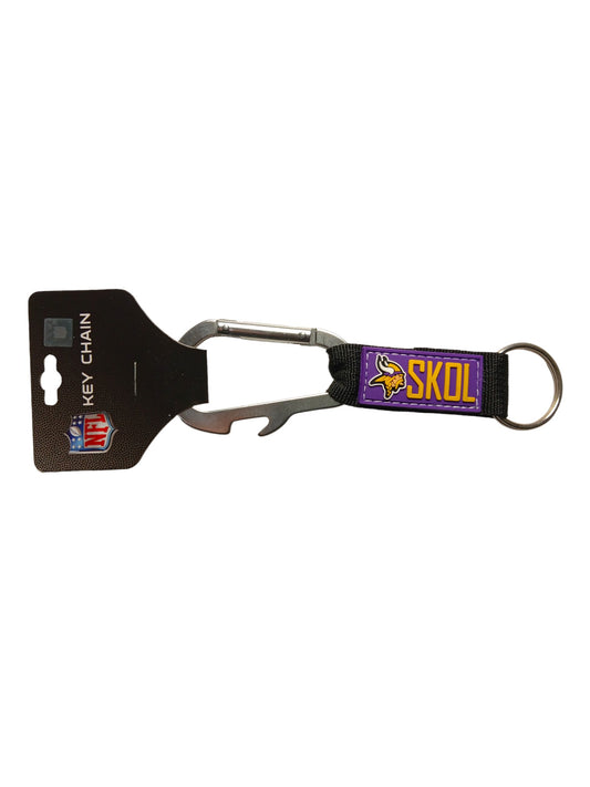 NFL Minnesota Vikings Carabiner Keychain