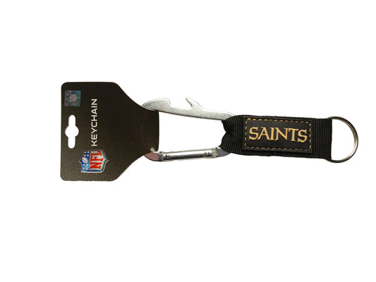 NFL New Orleans Saints Carabiner Keychain