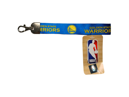 NBA Golden State Warriors Wristlet Lanyard Keychain