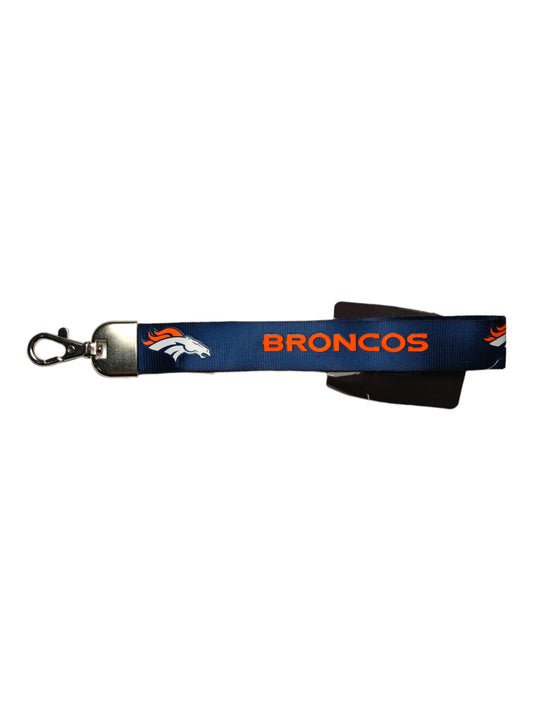 NFL Denver Broncos Wristlet Lanyard Keychain