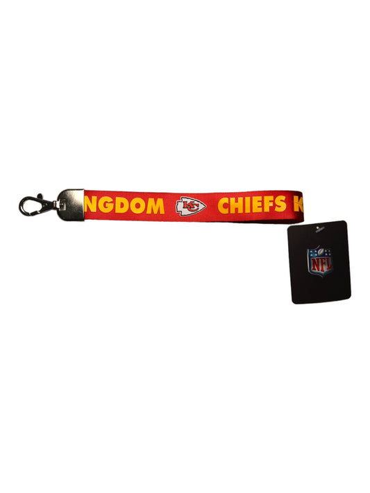 NFL Kansas City Chiefs Wristlet Lanyard Keychain