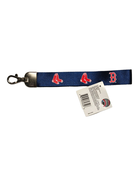 MLB Boston Red Sox Wristlet Lanyard Keychain