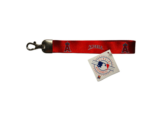 MLB Los Angeles Angels Wristlet Lanyard Keychain