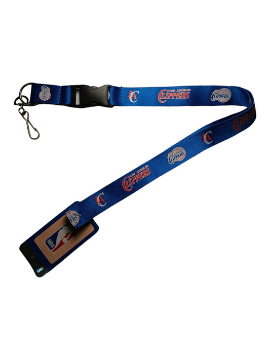 LA Clippers NBA Lanyard Clip Keychain