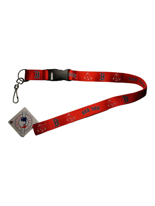 MLB Boston Red Sox Lanyard Clip Keychain