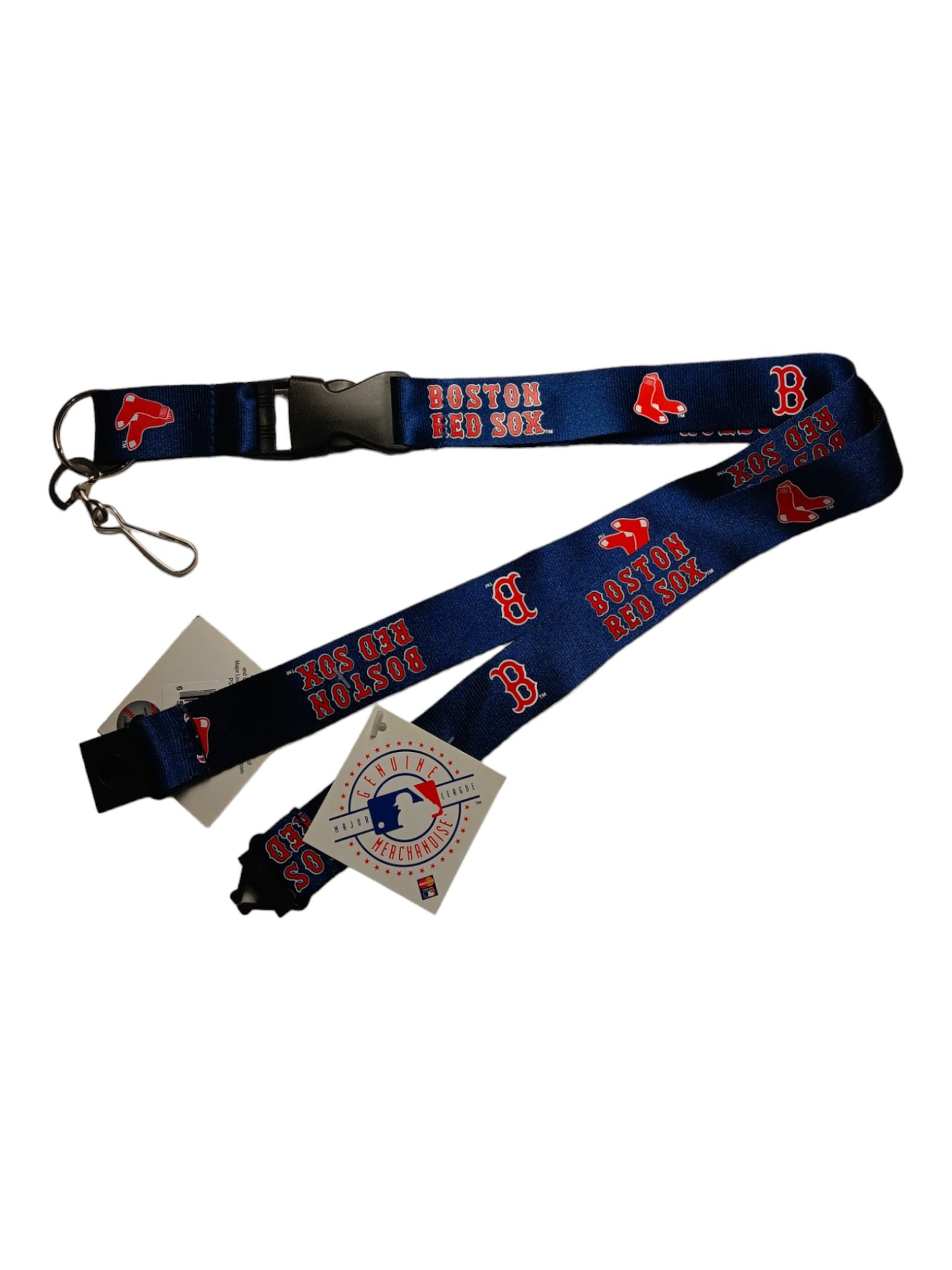 MLB Boston Red Sox Lanyard Clip Keychain