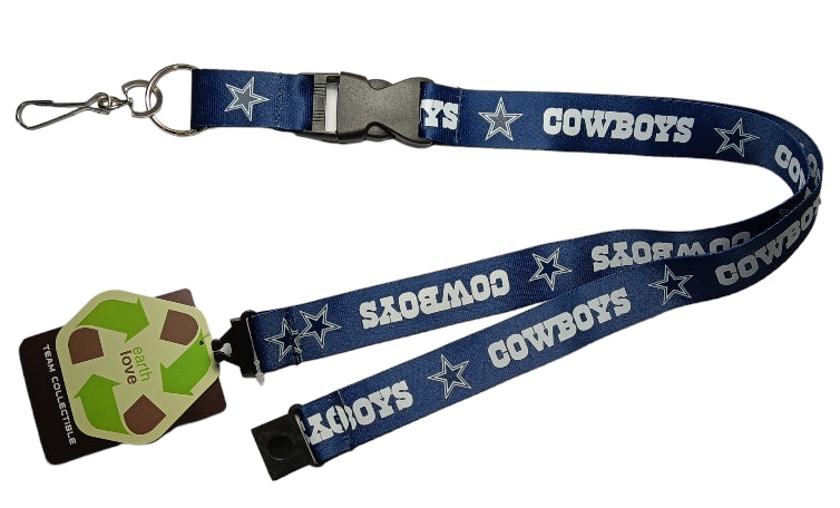 NFL Lanyard Keychain Dallas Cowboys with Clip ID Holder