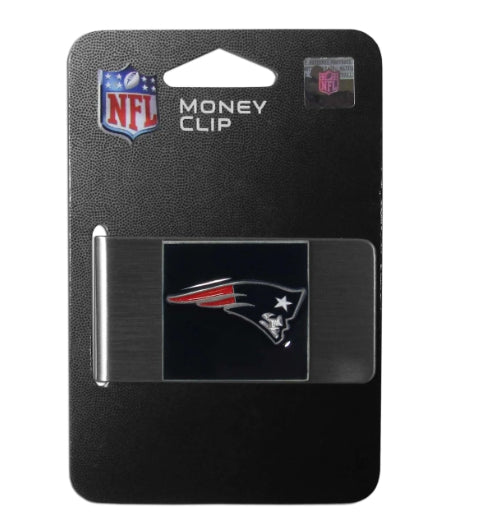 NFL New England Patriots Steel Money Clip