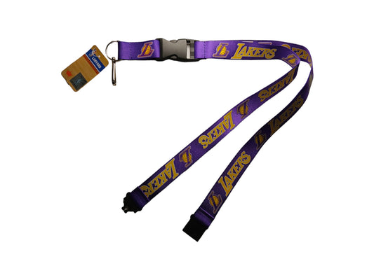 LA Lakers NBA Lanyard Clip Keychain