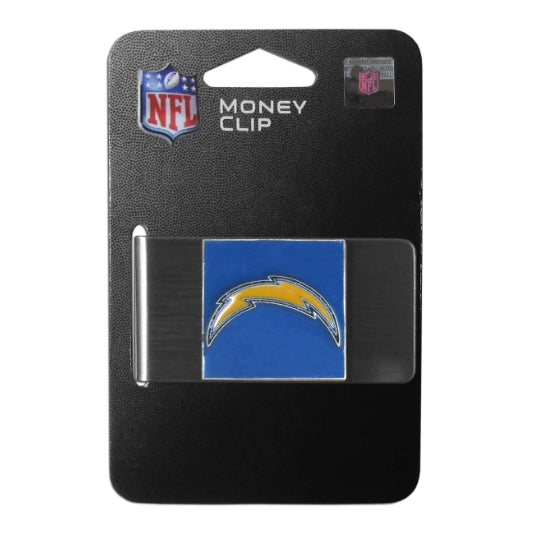 NFL Los Angeles Chargers Steel Money Clip 3D Emblem