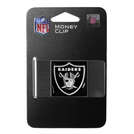 NFL Las Vegas Raiders Steel Money Clip