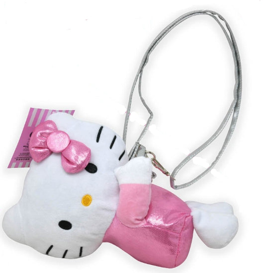 Hello Kitty Plush Hugger Crossbody with PU strap