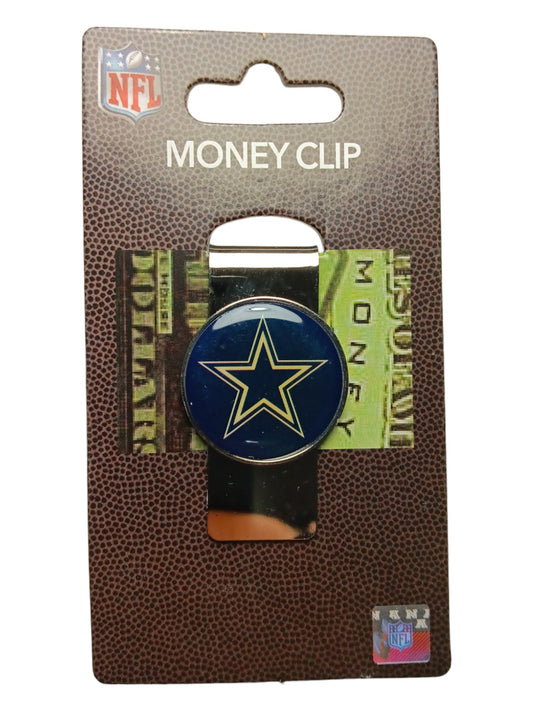 NFL Dallas Cowboys Stainless Steel Money Clip