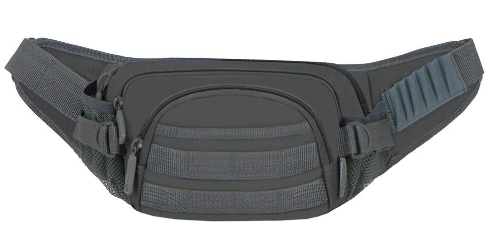 East West USA Molle Tactical Utility Travel Fanny Waist Pack F102 Charcoal Gray