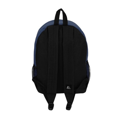 Backpack with Front and Side Pockets in Navy