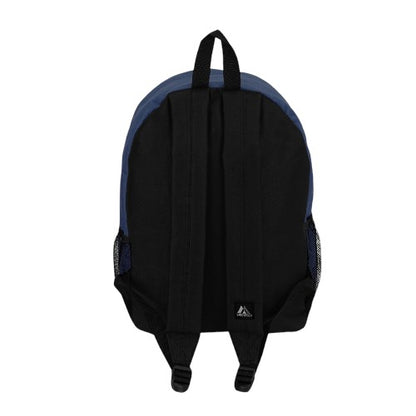 Backpack with Front and Side Pockets in Navy