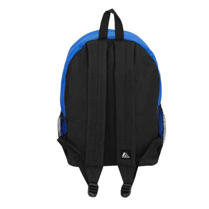 Backpack with Front and Side Pockets in Royal Blue