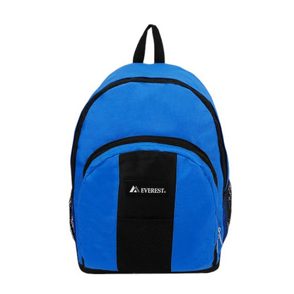 Backpack with Front and Side Pockets in Royal Blue