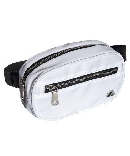 Premium Standard Waist Pack in White/Black