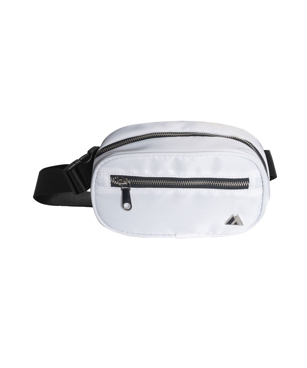 Premium Standard Waist Pack in White/Black