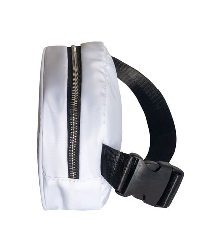 Premium Standard Waist Pack in White/Black