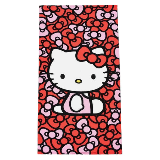 Hello Kitty Bows Galore Beach and Bath Towel