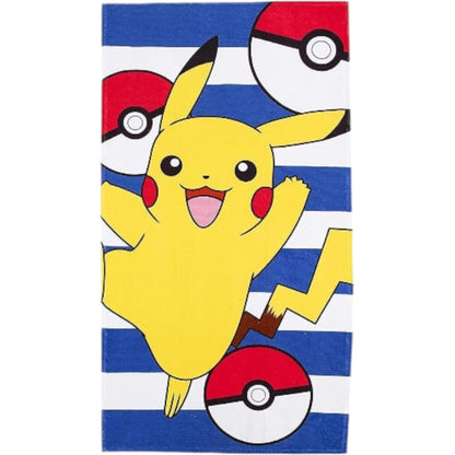 Pikachu Pokeball Beach and Bath Towel